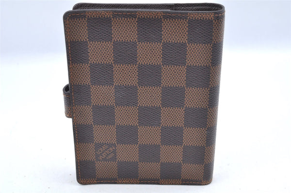 Authentic Louis Vuitton Damier Agenda PM Notebook Cover R20700 LV K4827