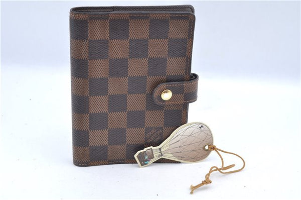 Authentic Louis Vuitton Damier Agenda PM Notebook Cover R20700 LV K4827