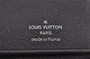 Authentic Louis Vuitton Damier Graphite Zippy Wallet Vertical N63095 LV K4828