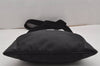 Authentic GUCCI Guccissima Shoulder Cross Bag Leather Nylon 161822 Black K4832