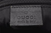 Authentic GUCCI Guccissima Shoulder Cross Bag Leather Nylon 161822 Black K4832