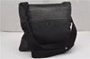 Authentic GUCCI Guccissima Shoulder Cross Bag Leather Nylon 161822 Black K4832