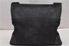 Authentic GUCCI Guccissima Shoulder Cross Bag Leather Nylon 161822 Black K4832