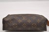 Auth Louis Vuitton Monogram Poche Toilette 19 M47544 Cosmetics Pouch Junk K4835