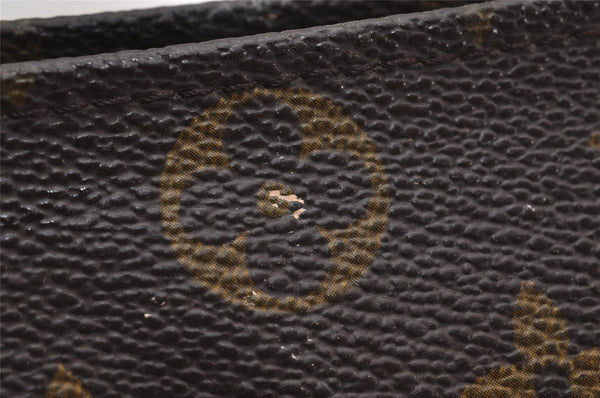 Auth Louis Vuitton Monogram Poche Toilette 19 M47544 Cosmetics Pouch Junk K4835