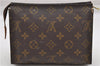 Auth Louis Vuitton Monogram Poche Toilette 19 M47544 Cosmetics Pouch Junk K4835