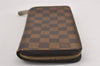 Authentic Louis Vuitton Damier Zippy Long Wallet Purse N60015 LV K4837