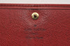 Auth Louis Vuitton Epi Pochette Porte Monnaie Credit Wallet Red M63577 LV K4838