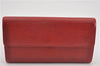 Auth Louis Vuitton Epi Pochette Porte Monnaie Credit Wallet Red M63577 LV K4838