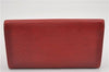 Auth Louis Vuitton Epi Pochette Porte Monnaie Credit Wallet Red M63577 LV K4838