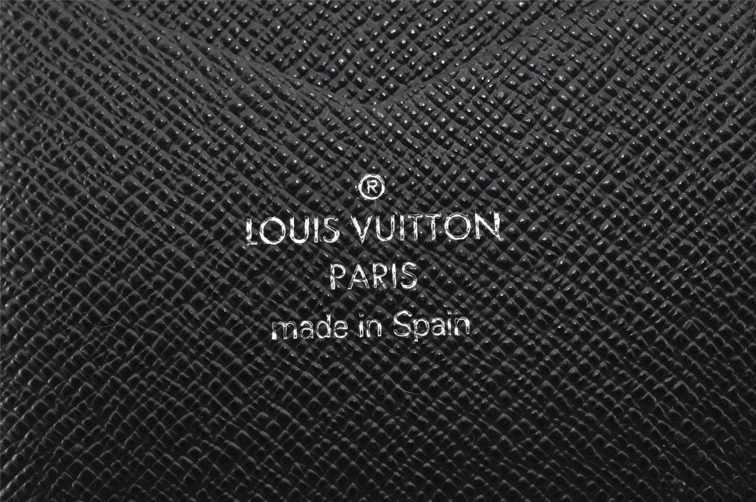 Authentic Louis Vuitton Monogram Eclipse Folio iPhone X Case M63446 LV K4840