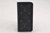 Authentic Louis Vuitton Monogram Eclipse Folio iPhone X Case M63446 LV K4840