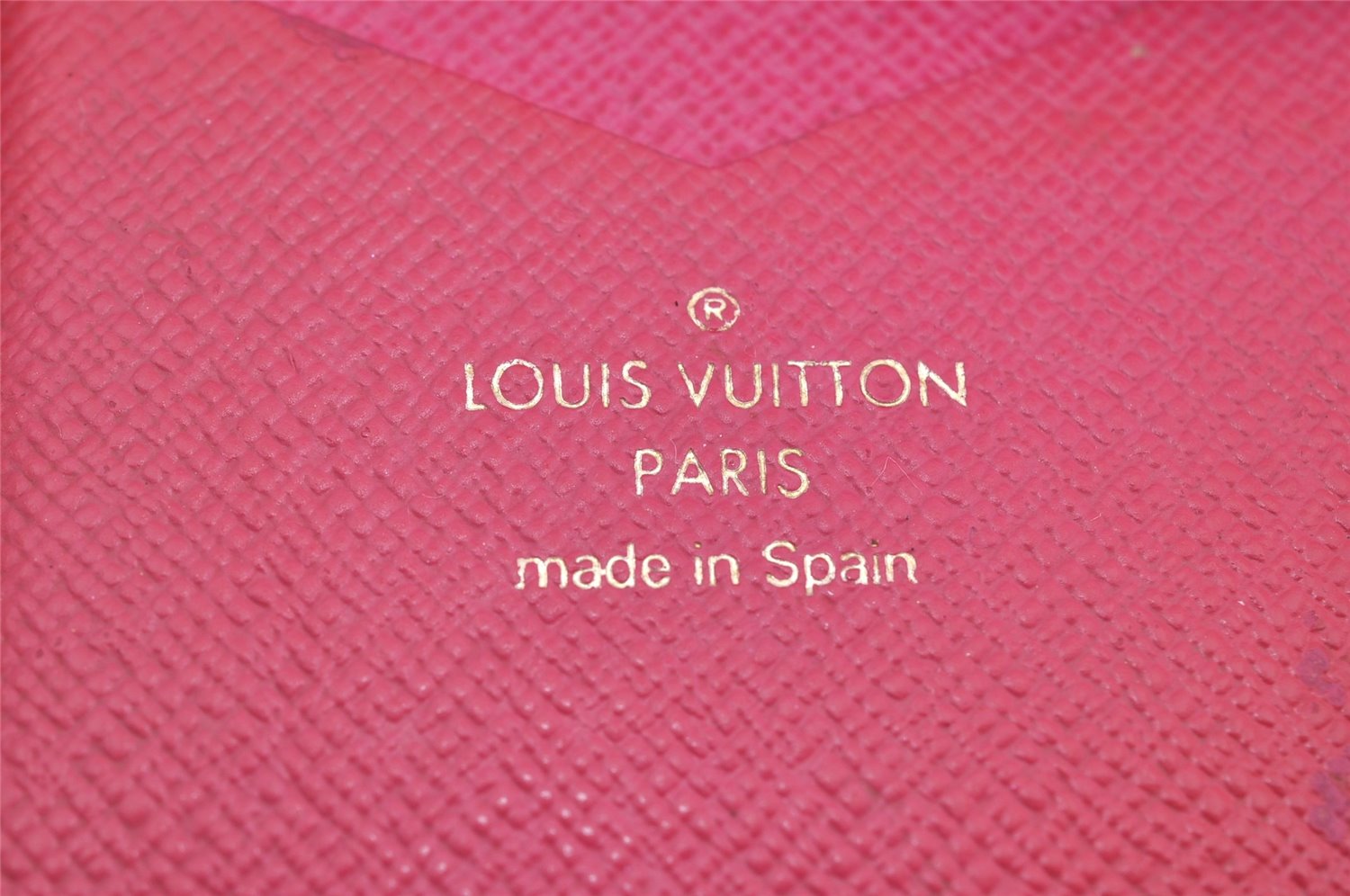 Authentic Louis Vuitton Monogram Folio Iphone X Case Pink M63444 LV K4841