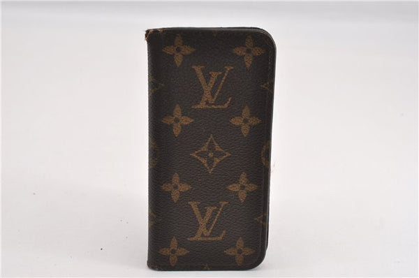 Authentic Louis Vuitton Monogram Folio Iphone 6 Case M61422 LV K4842