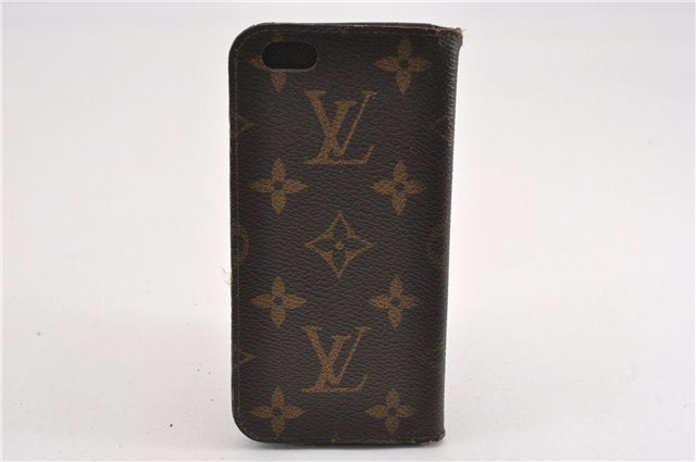 Authentic Louis Vuitton Monogram Folio Iphone 6 Case M61422 LV K4842