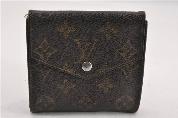 Authentic Louis Vuitton Monogram Porte Monnaie Billets Wallet M61660 LV K4844