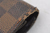 Authentic Louis Vuitton Damier Porte Tresor Etui Papier Wallet N61202 LV K4846