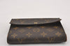 Authentic Louis Vuitton Monogram Porte Tresor Etui Papier Wallet M61202 LV K4850