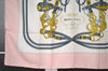 Authentic HERMES Carre 90 Scarf "BRIDES de GALA par" Silk Pink K4852