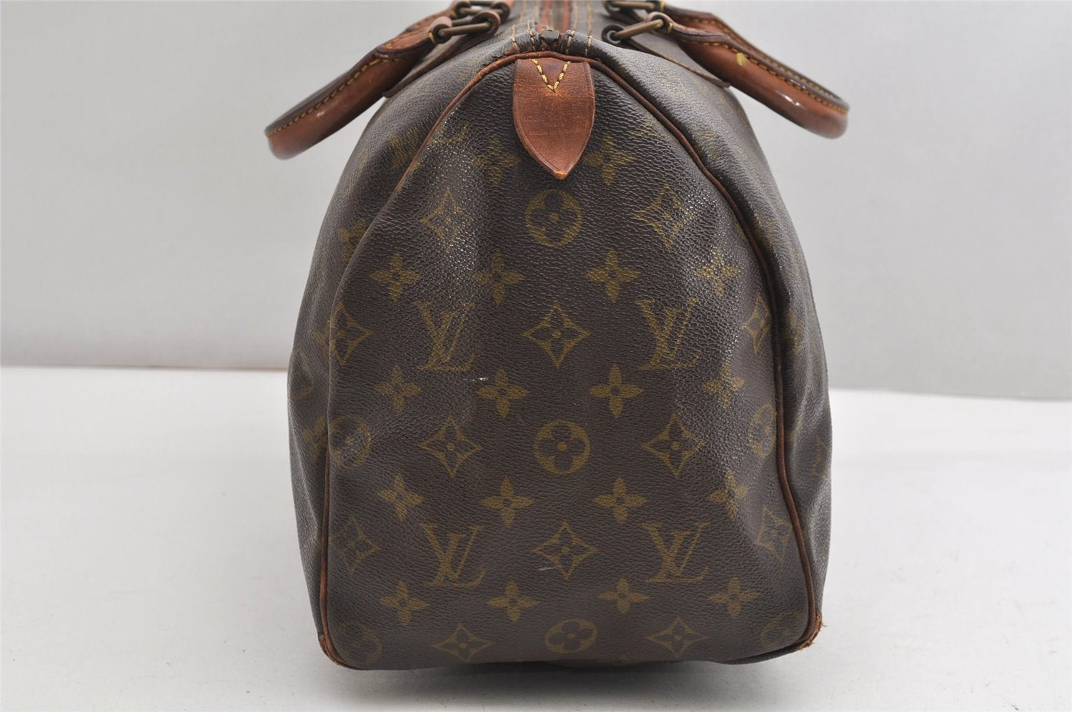 Authentic Louis Vuitton Monogram Speedy 35 Hand Boston Bag Old Model LV K4854