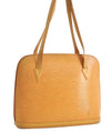 Authentic Louis Vuitton Epi Russac Shoulder Tote Bag Yellow M52289 LV K4857