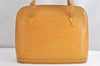 Authentic Louis Vuitton Epi Russac Shoulder Tote Bag Yellow M52289 LV K4857