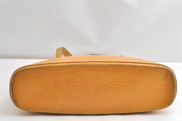 Authentic Louis Vuitton Epi Russac Shoulder Tote Bag Yellow M52289 LV K4857