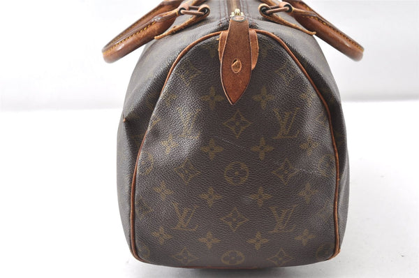 Authentic Louis Vuitton Monogram Speedy 30 Hand Boston Bag Old Model Junk K4860