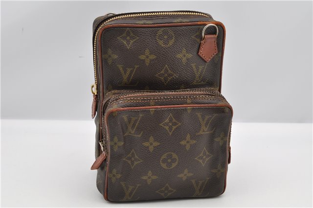 Authentic Louis Vuitton Monogram Amazone Shoulder Cross Bag Old Model Junk K4863