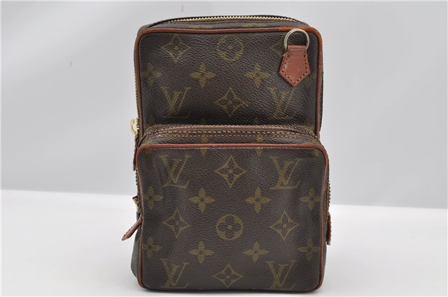 Authentic Louis Vuitton Monogram Amazone Shoulder Cross Bag Old Model Junk K4863