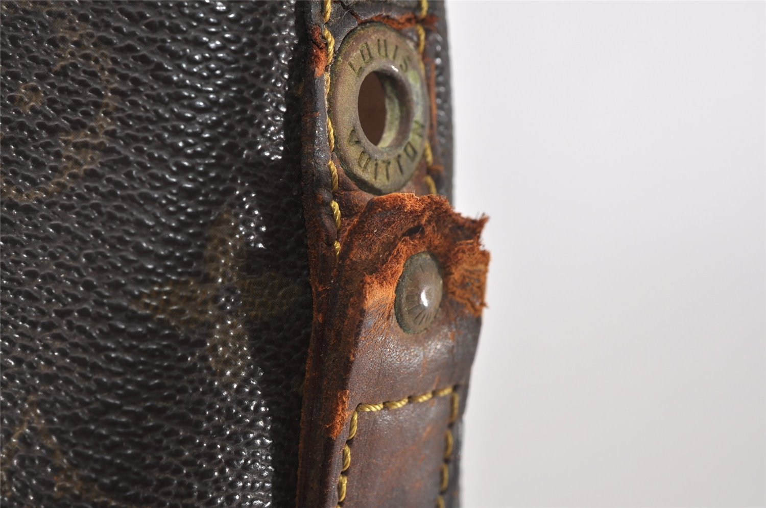 Authentic Louis Vuitton Monogram Noe Shoulder Drawstring Bag M42224 Junk K4864