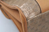 Authentic GUCCI Micro GG Shoulder Hand Bag Purse PVC Leather Brown Junk K4866