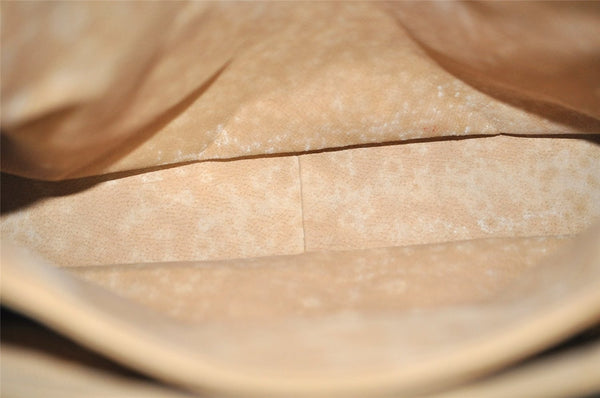 Authentic GUCCI Micro GG Shoulder Hand Bag Purse PVC Leather Brown Junk K4866