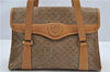 Authentic GUCCI Micro GG Shoulder Hand Bag Purse PVC Leather Brown Junk K4866