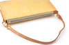 Authentic Louis Vuitton Vernis Lexington Hand Bag Pouch Yellow M91056 LV K4869