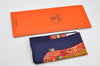 Authentic HERMES Carre 90 Scarf "L'ATLANTIDE" Silk Blue Paper Bag K4870