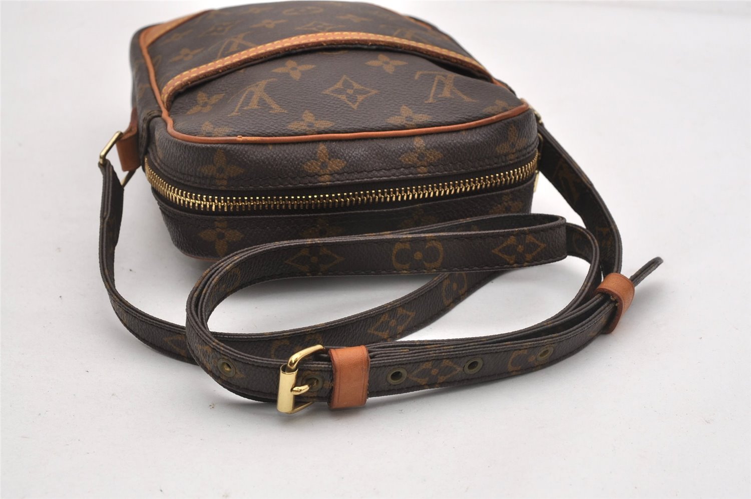 Authentic Louis Vuitton Monogram Danube Shoulder Cross Body Bag M45266 LV K4876