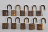 Authentic Louis Vuitton Padlock 10Set Old Model LV K4877