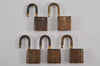 Authentic Louis Vuitton Padlock 10Set Old Model LV K4877