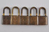 Authentic Louis Vuitton Padlock 10Set Old Model LV K4877