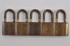 Authentic Louis Vuitton Padlock 10Set Old Model LV K4877