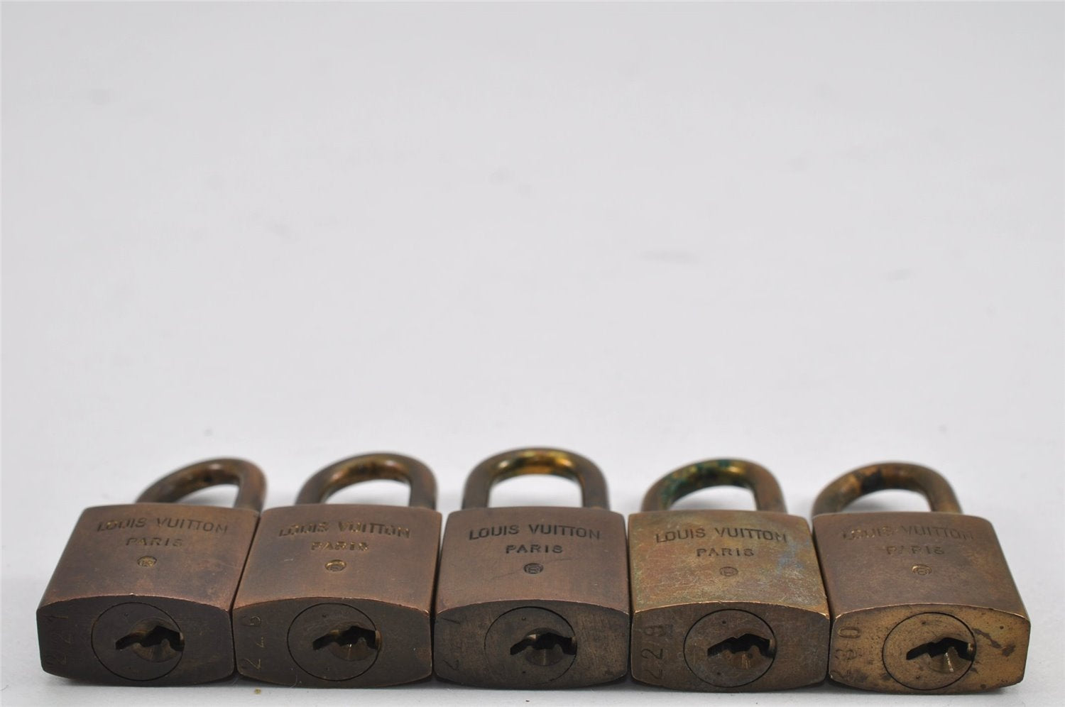 Authentic Louis Vuitton Padlock 10Set Old Model LV K4877