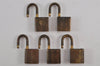 Authentic Louis Vuitton Padlock 10Set Old Model LV K4878