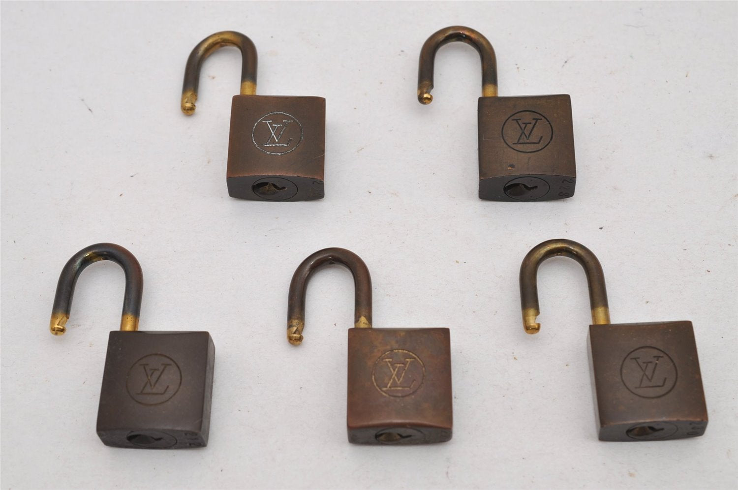 Authentic Louis Vuitton Padlock 10Set Old Model LV K4879