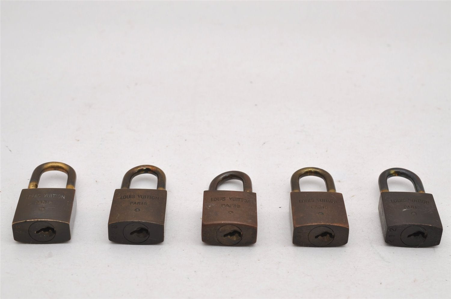 Authentic Louis Vuitton Padlock 10Set Old Model LV K4879