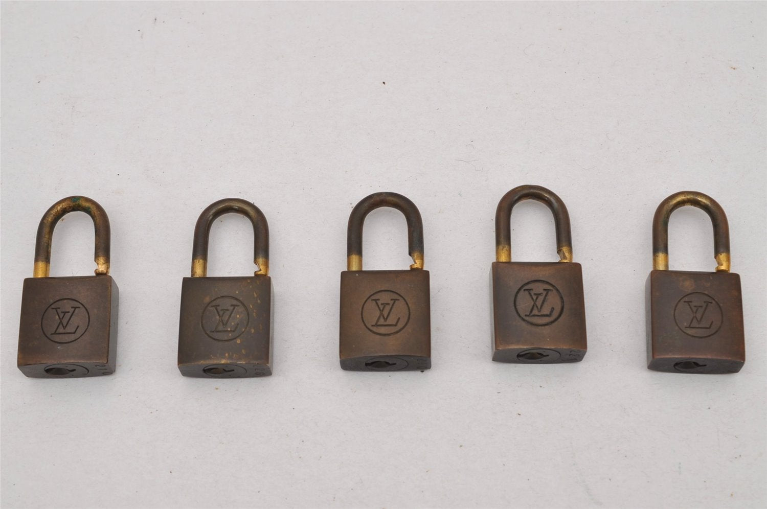 Authentic Louis Vuitton Padlock 10Set Old Model LV K4879