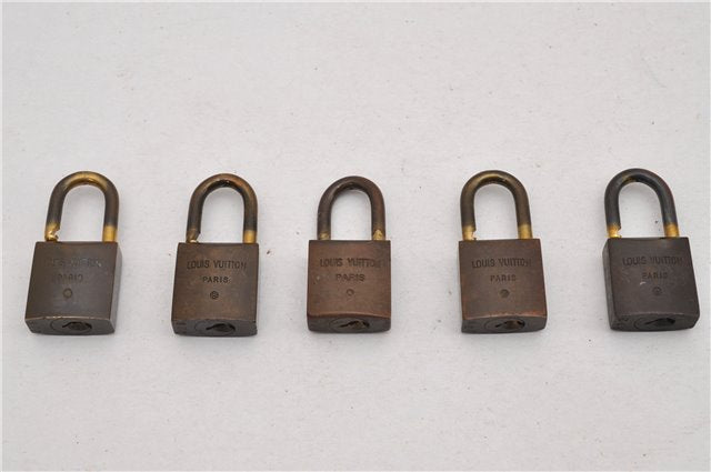 Authentic Louis Vuitton Padlock 10Set Old Model LV K4879