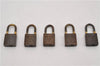 Authentic Louis Vuitton Padlock 10Set Old Model LV K4879