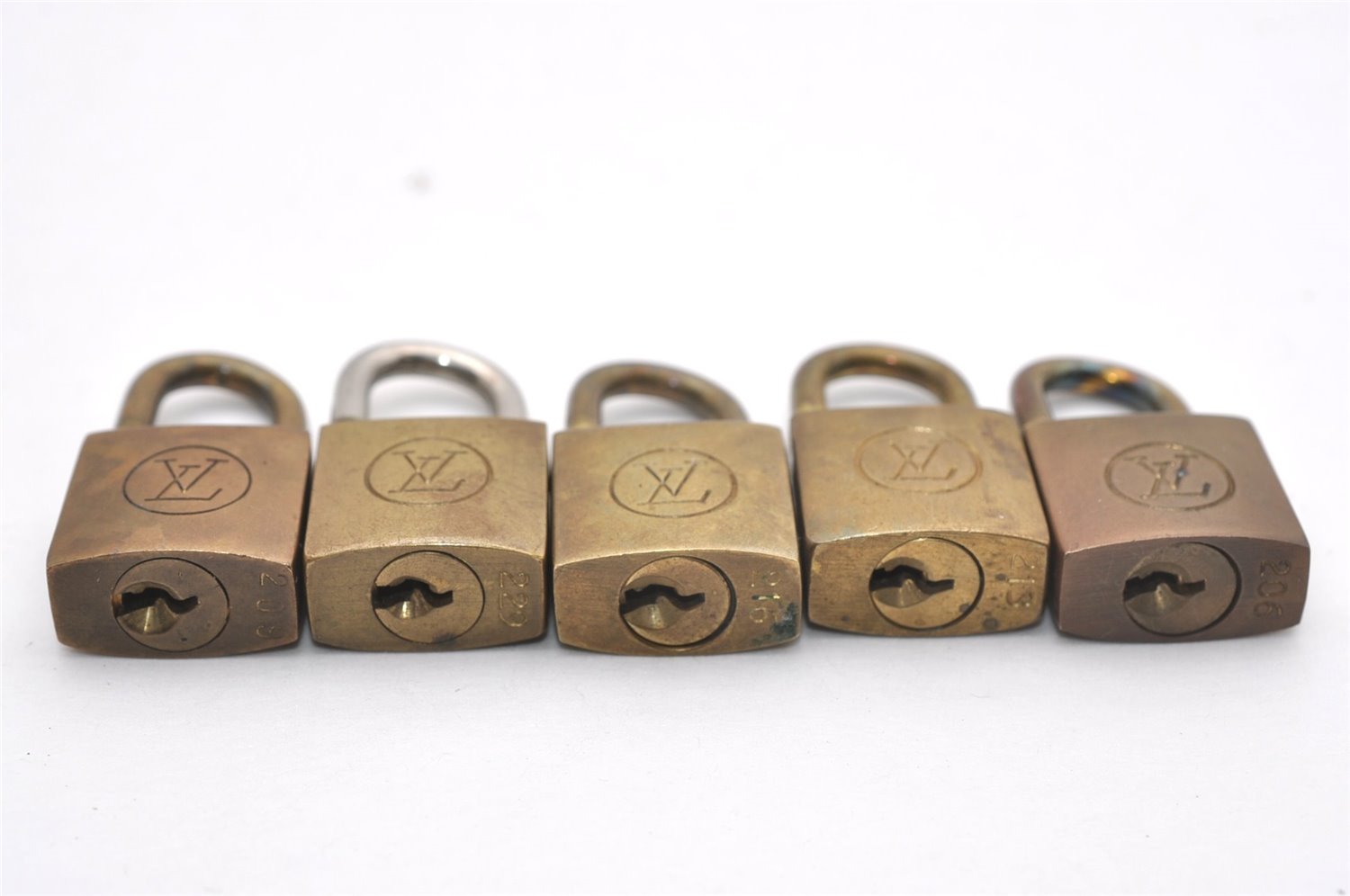 Authentic Louis Vuitton Padlock 10Set Old Model LV K4880