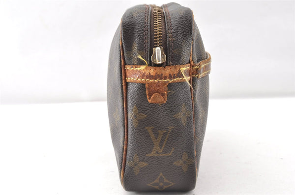 Authentic Louis Vuitton Monogram Compiegne 23 Clutch Hand Bag M51847 Junk K4885